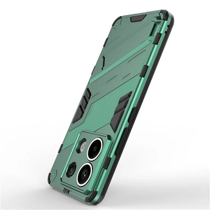 For Xiaomi Redmi Note 13 Pro 5G / Poco X6 5G Kickstand Case TPU + PC Phone Back Cover