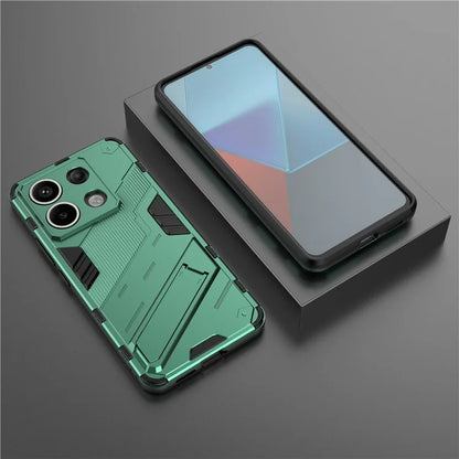 For Xiaomi Redmi Note 13 Pro 5G / Poco X6 5G Kickstand Case TPU + PC Phone Back Cover