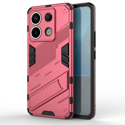For Xiaomi Redmi Note 13 Pro 5G / Poco X6 5G Kickstand Case TPU + PC Phone Back Cover