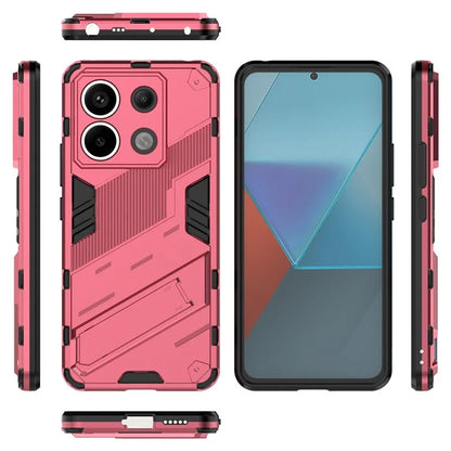 For Xiaomi Redmi Note 13 Pro 5G / Poco X6 5G Kickstand Case TPU + PC Phone Back Cover