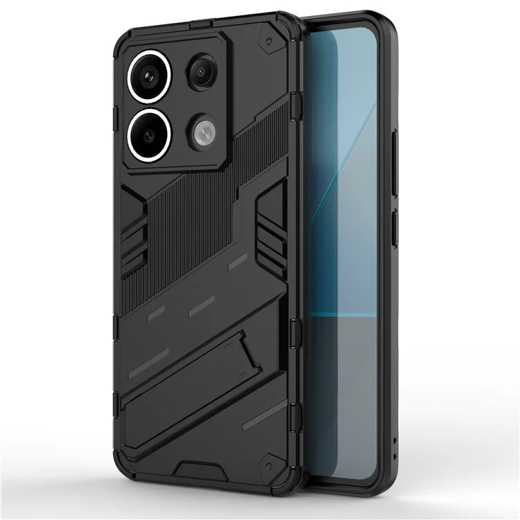 For Xiaomi Redmi Note 13 Pro 5G / Poco X6 5G Kickstand Case TPU + PC Phone Back Cover