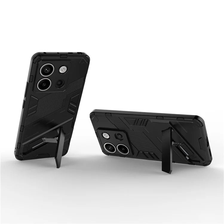 For Xiaomi Redmi Note 13 Pro 5G / Poco X6 5G Kickstand Case TPU + PC Phone Back Cover