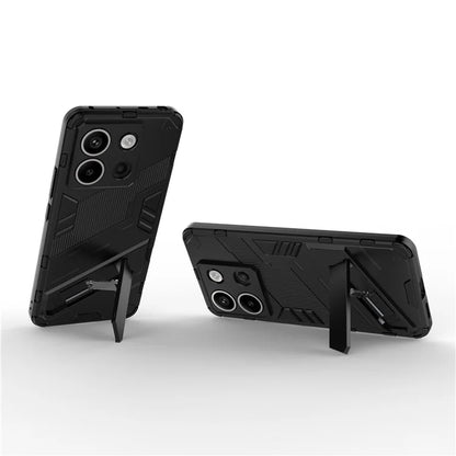 For Xiaomi Redmi Note 13 Pro 5G / Poco X6 5G Kickstand Case TPU + PC Phone Back Cover