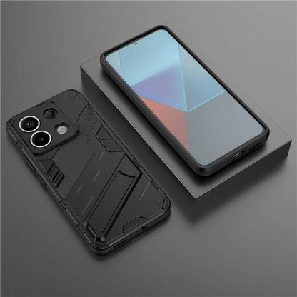 For Xiaomi Redmi Note 13 Pro 5G / Poco X6 5G Kickstand Case TPU + PC Phone Back Cover