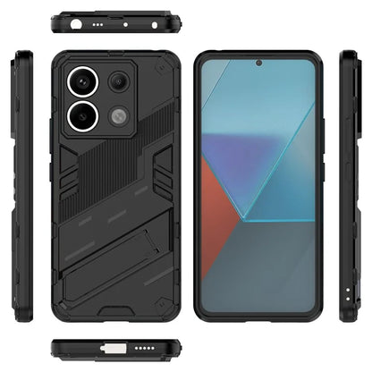 For Xiaomi Redmi Note 13 Pro 5G / Poco X6 5G Kickstand Case TPU + PC Phone Back Cover