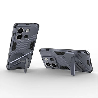 For Xiaomi Redmi Note 13 Pro 5G / Poco X6 5G Kickstand Case TPU + PC Phone Back Cover