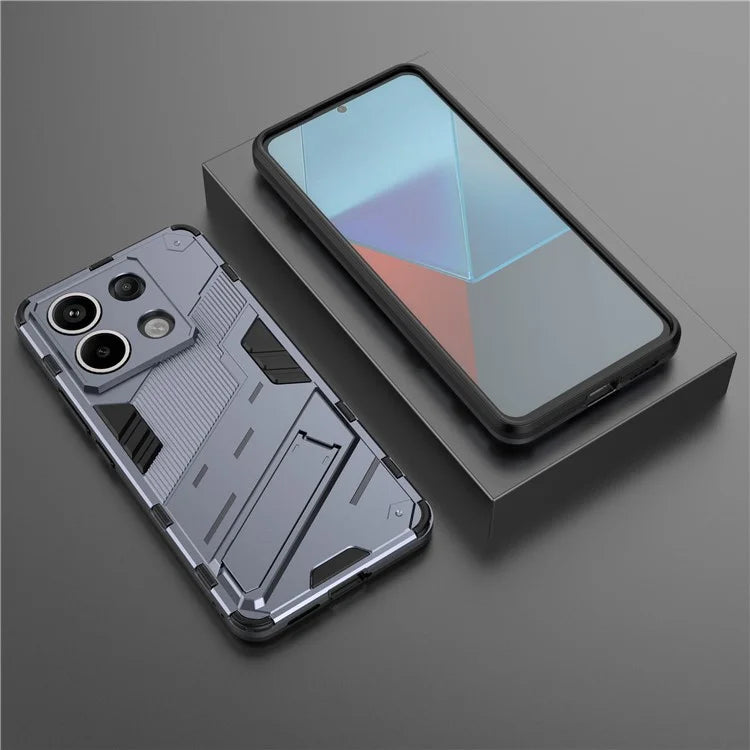 For Xiaomi Redmi Note 13 Pro 5G / Poco X6 5G Kickstand Case TPU + PC Phone Back Cover