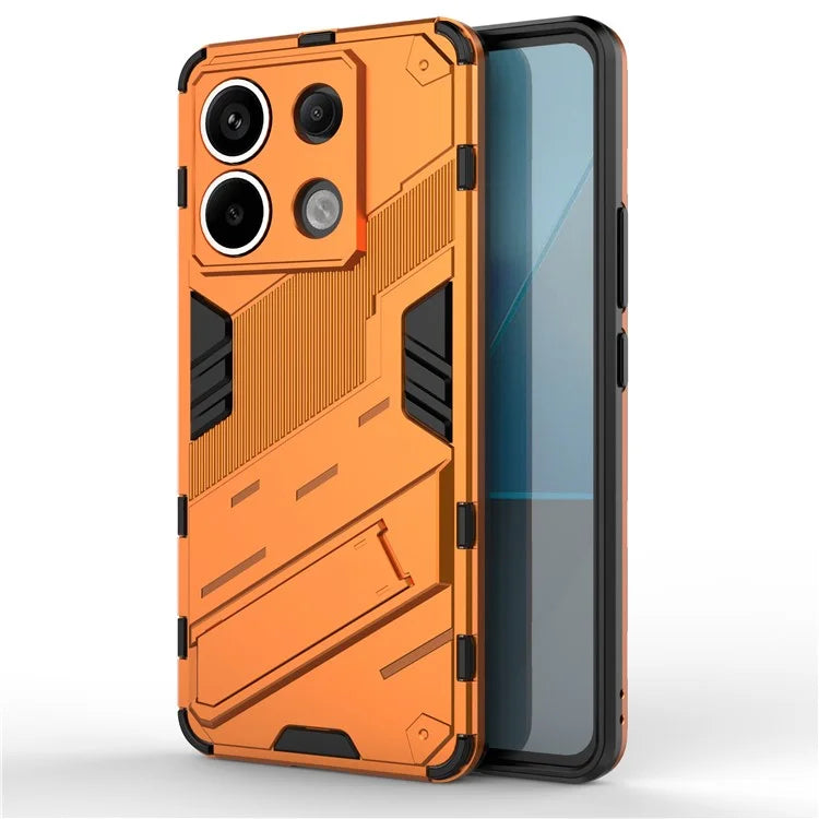 For Xiaomi Redmi Note 13 Pro 5G / Poco X6 5G Kickstand Case TPU + PC Phone Back Cover