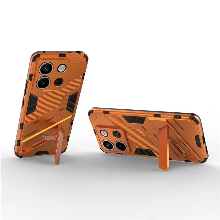 For Xiaomi Redmi Note 13 Pro 5G / Poco X6 5G Kickstand Case TPU + PC Phone Back Cover
