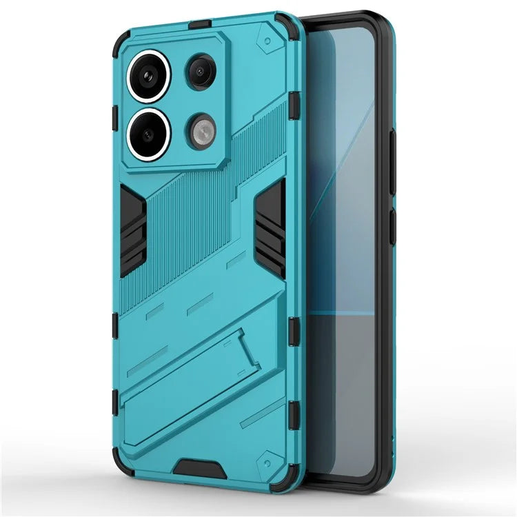 For Xiaomi Redmi Note 13 Pro 5G / Poco X6 5G Kickstand Case TPU + PC Phone Back Cover