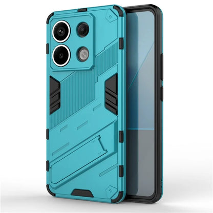 For Xiaomi Redmi Note 13 Pro 5G / Poco X6 5G Kickstand Case TPU + PC Phone Back Cover