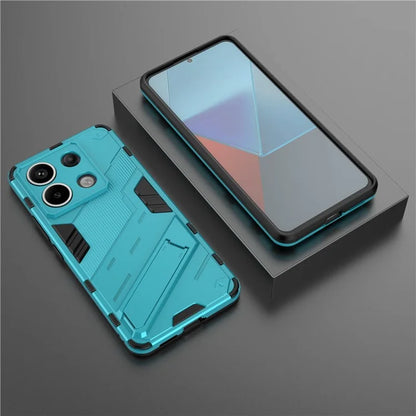 For Xiaomi Redmi Note 13 Pro 5G / Poco X6 5G Kickstand Case TPU + PC Phone Back Cover