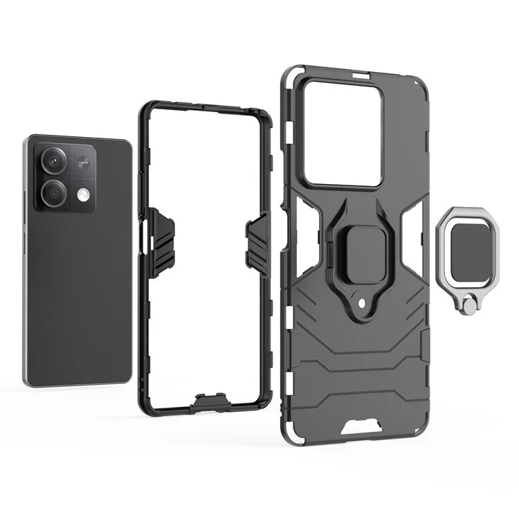 For Xiaomi Redmi Note 13 5G / Note 13 5G (China) Phone Case Anti-drop Cover with Kickstand