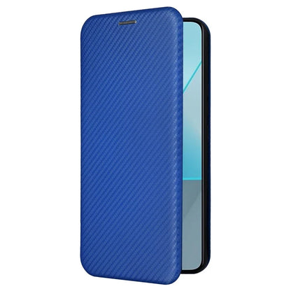 For Xiaomi Redmi Note 13 5G / Note 13 5G (China) Case Carbon Fiber Texture Phone Leather Cover