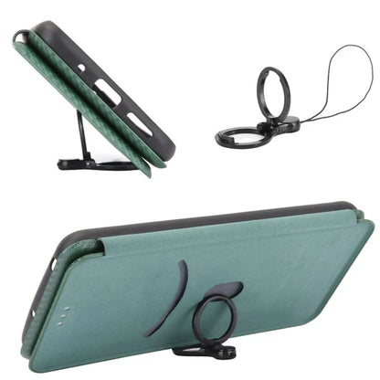 For Xiaomi Redmi Note 13 Pro 5G / Poco X6 5G Leather Case with Card Slots Carbon Fiber Texture