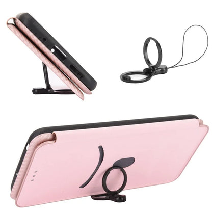 For Xiaomi Redmi Note 13 Pro 5G / Poco X6 5G Leather Case with Card Slots Carbon Fiber Texture