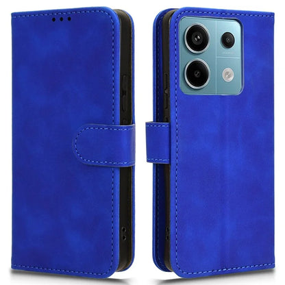 For Xiaomi Redmi Note 13 Pro 5G / Poco X6 5G Wallet Case Skin-touch Texture Leather Phone Cover