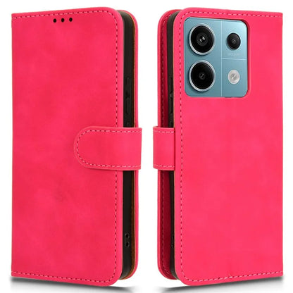 For Xiaomi Redmi Note 13 Pro 5G / Poco X6 5G Wallet Case Skin-touch Texture Leather Phone Cover