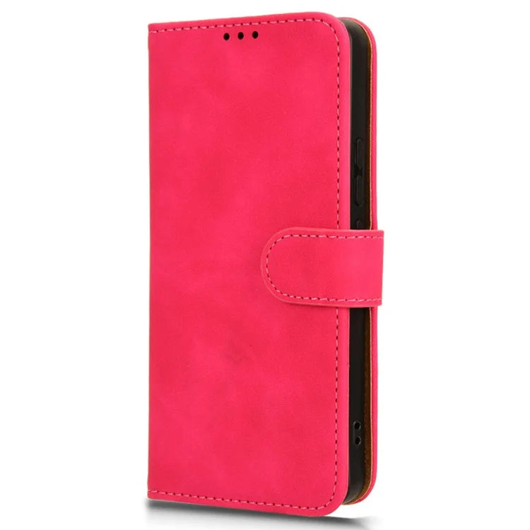 For Xiaomi Redmi Note 13 Pro 5G / Poco X6 5G Wallet Case Skin-touch Texture Leather Phone Cover