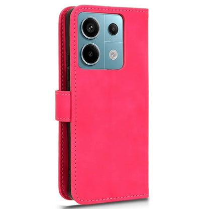 For Xiaomi Redmi Note 13 Pro 5G / Poco X6 5G Wallet Case Skin-touch Texture Leather Phone Cover