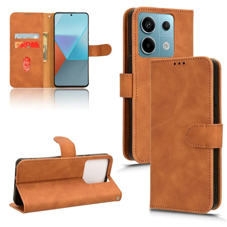 For Xiaomi Redmi Note 13 5G / Note 13 5G (China) Leather Case Wallet Phone Cover