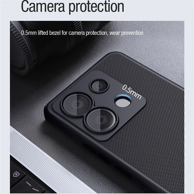 NILLKIN Frosted Shield Pro for Xiaomi Redmi Note 13 Pro 5G / Poco X6 5G Case Anti-slip Magnetic Phone Cover