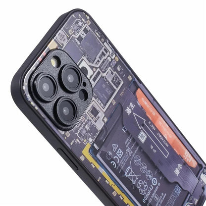 AL Series for iPhone 13 Pro Case Precise Cutout TPU+Acrylic+Glass Cover