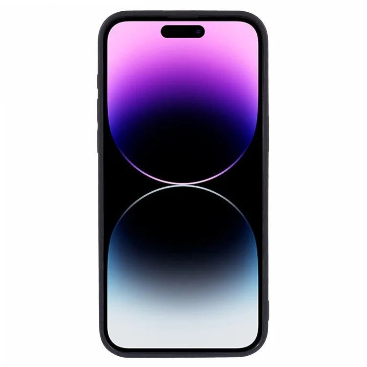 AL Series for iPhone 14 Pro Glass Phone Case Precise Cutout Lens Hole
