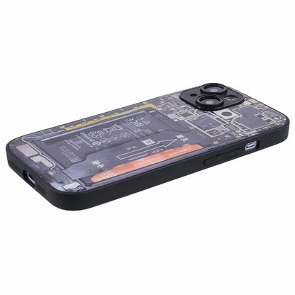 AL Series for iPhone 13 TPU+Acrylic+Glass Phone Case Precise Lens Cutout