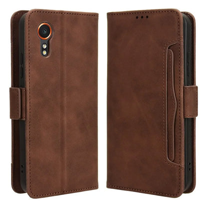 For Samsung Galaxy Xcover 7 Case Wallet Leather Phone Cover with Multiple Card Slots