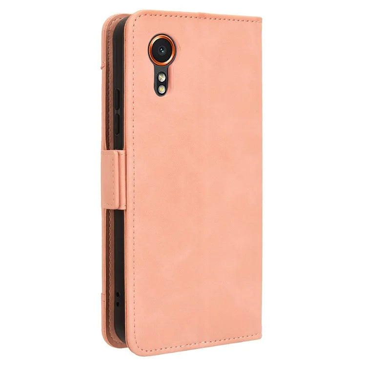 For Samsung Galaxy Xcover 7 Case Wallet Leather Phone Cover with Multiple Card Slots