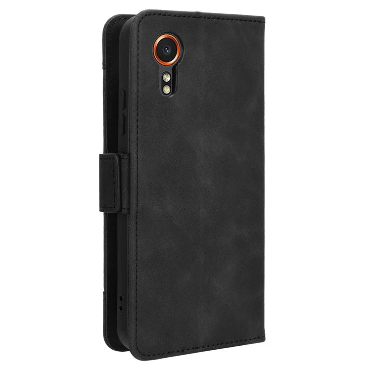 For Samsung Galaxy Xcover 7 Case Wallet Leather Phone Cover with Multiple Card Slots