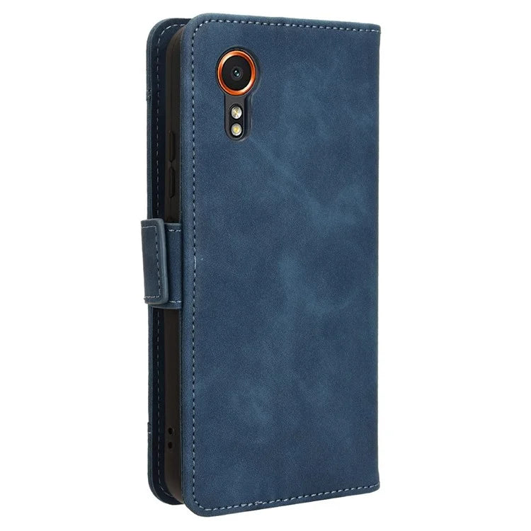 For Samsung Galaxy Xcover 7 Case Wallet Leather Phone Cover with Multiple Card Slots