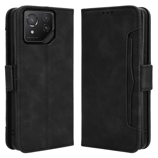 For Asus ROG Phone 8 Pro 5G / 8 5G Case Stand Leather Cover with Multiple Card Slots