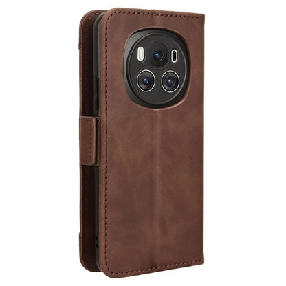 For Honor Magic6 5G Case Magnetic Leather Cover with Multiple Card Holders