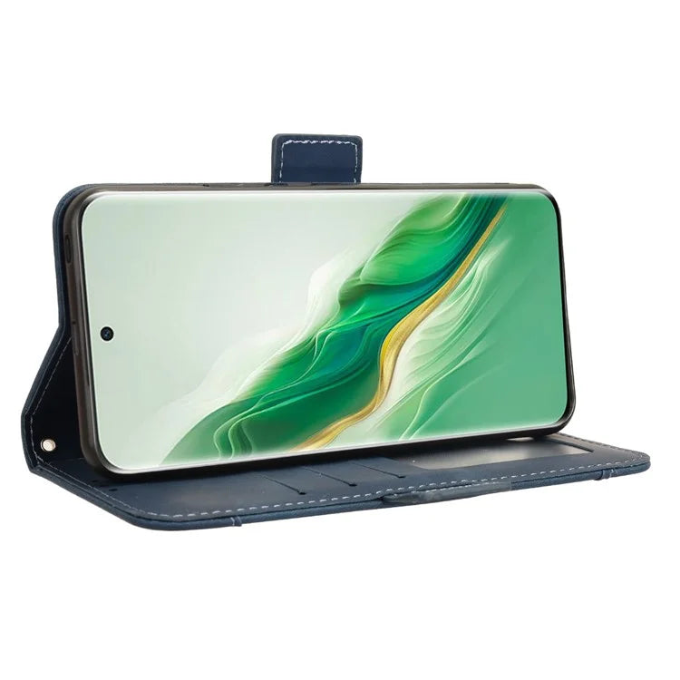 For Honor Magic6 5G Case Magnetic Leather Cover with Multiple Card Holders
