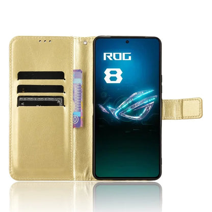 For Asus ROG Phone 8 Pro 5G / 8 5G Wallet Case Crazy Horse Texture PU Leather Phone Protector