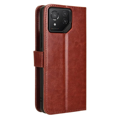 For Asus ROG Phone 8 Pro 5G / 8 5G Wallet Case Crazy Horse Texture PU Leather Phone Protector