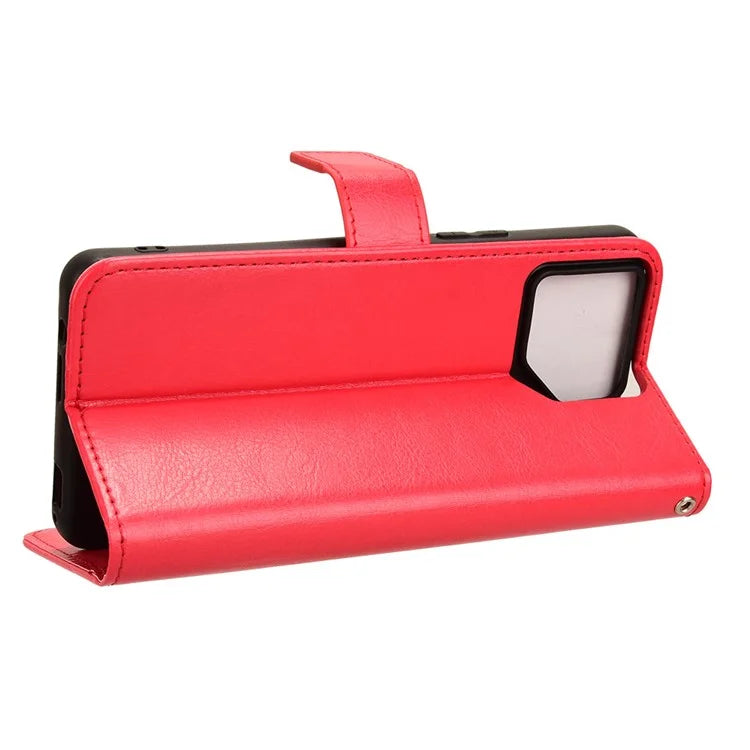For Asus ROG Phone 8 Pro 5G / 8 5G Wallet Case Crazy Horse Texture PU Leather Phone Protector