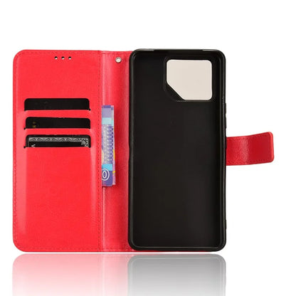 For Asus ROG Phone 8 Pro 5G / 8 5G Wallet Case Crazy Horse Texture PU Leather Phone Protector