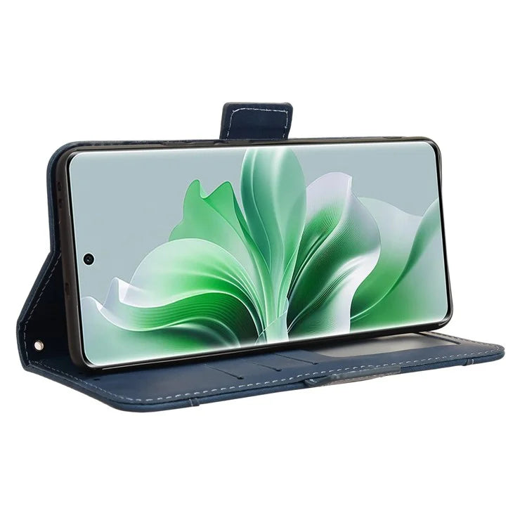 For Oppo Reno11 5G (Global) Case Multi Card Slots Leather Mobile Phone Cover