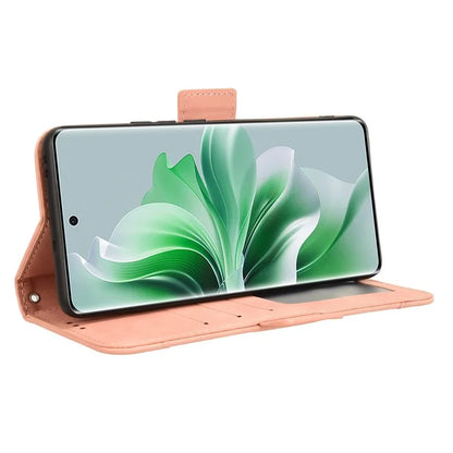 For Oppo Reno11 5G (Global) Case Multi Card Slots Leather Mobile Phone Cover