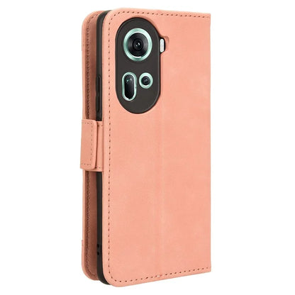 For Oppo Reno11 5G (Global) Case Multi Card Slots Leather Mobile Phone Cover