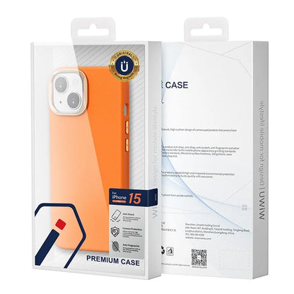 WIWU SP-019 for iPhone 15 Case Compatible with MagSafe PU Leather+TPU Phone Shell