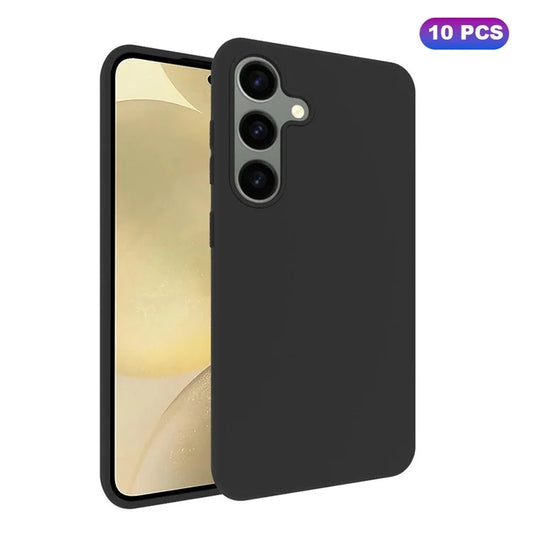 10Pcs / Pack for Samsung Galaxy S24+ TPU Case Matte Finish Mobile Phone Cover