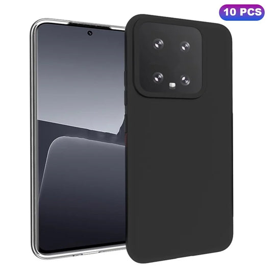 10Pcs / Pack for Xiaomi 14 Soft TPU Case Dual-sided Matte Back Cover