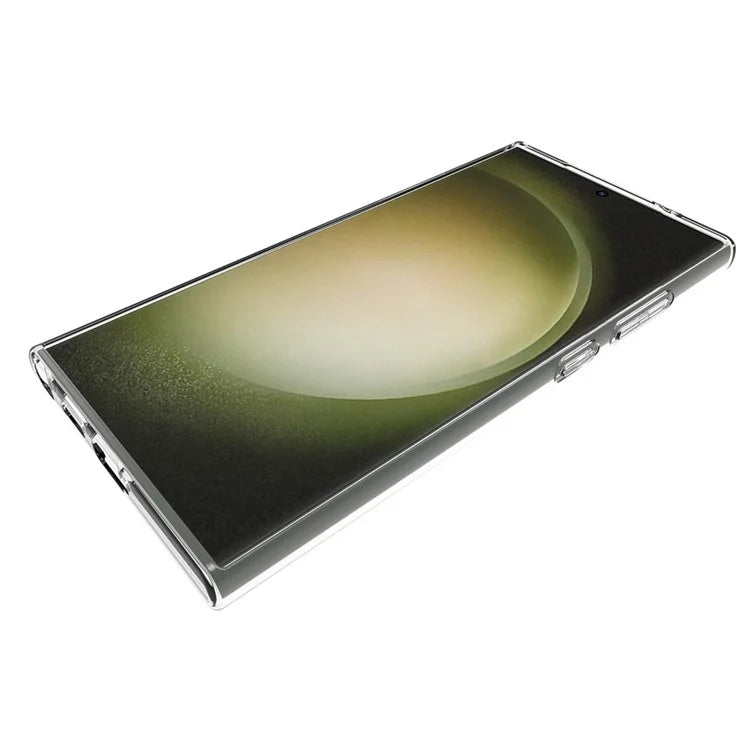 10Pcs  /  Pack For Samsung Galaxy S24 Ultra Cell Phone Case Clear Watermark-Free TPU Back Cover