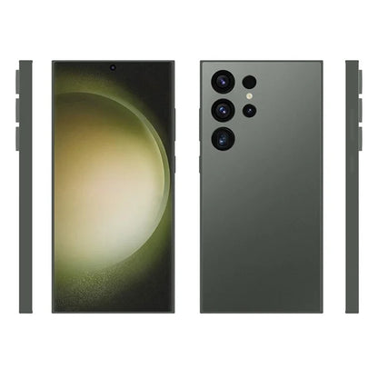10Pcs  /  Pack For Samsung Galaxy S24 Ultra Cell Phone Case Clear Watermark-Free TPU Back Cover