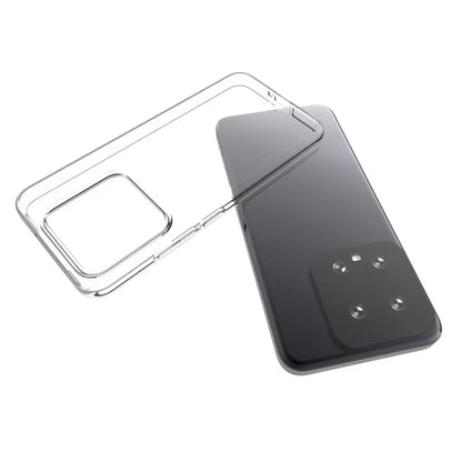 10Pcs  /  Pack For Xiaomi 14 Phone Case Watermark-Free TPU Transparent Back Shell