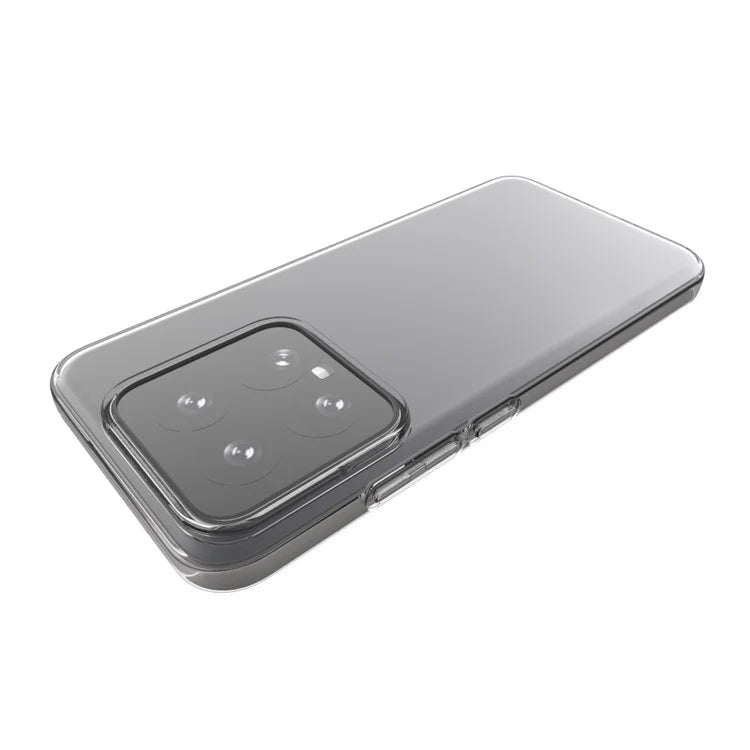 10Pcs  /  Pack For Xiaomi 14 Phone Case Watermark-Free TPU Transparent Back Shell